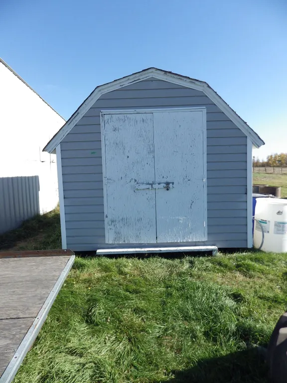 10' wide x 12' long ... Insulated shed with doors on both ends
