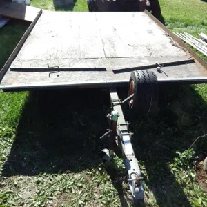Yacht Club snowmobile trailer, 2" ball hitch, single axel, 10'x 94" approx, Transfer of Ownership Do
