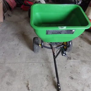 John Deere Tow Behind Broadcast Spreader - some rust present