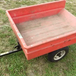 Buhler tow behond yard dump cart