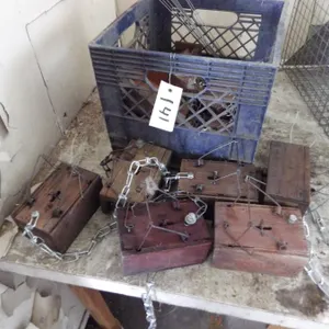 lot of eleven mole traps