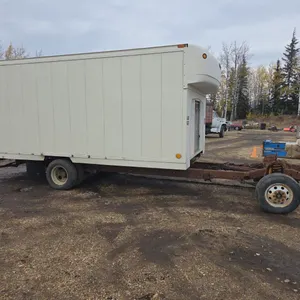 Truck Chassis with 16 Foot Van Body