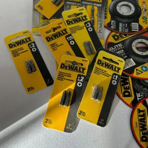 DeWalt Lot 5 Metal Cutting Discs + 15 Packs Assorted Drill Bits Tool Lot
