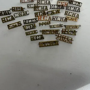 32 CAD Shoulder Titles 5-6 Complete Pairs WW2 And Modern Issued Military Insignia Lot