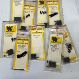 Vintage Weaver Rifle Scope Top Mounts – 9 Front & Rear Bases