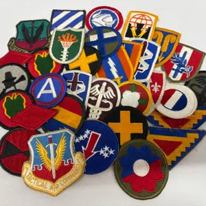 30 Colored US Military Army Patches Lot – Vintage & Modern Insignia