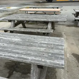 Wooden Picnic Tables