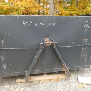 (#2) 53" H X 90" W x 12' L Cable Hook Dumpster