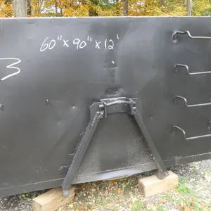 (#3) 60" H X 90" W x 12' L Cable Hook Dumpster