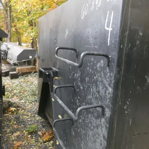 (#4) 60" H X 90" W x 12' L Cable Hook Dumpster