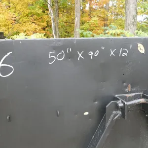 (#6) 50" H X 90" W x 12' L Cable Hook Dumpster