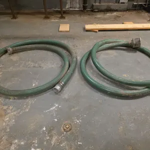 (#14) (2) 3" Pump Suction Hose Sections With Fittings and Strainer