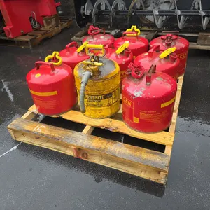 (#15) (9) Metal Fuel Safety Cans