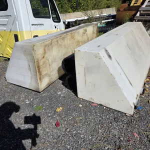 (#14) (2) Poly Storage Tanks, Approximately 100 Gallons Each