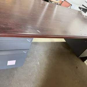 Desk with Metal Drawers