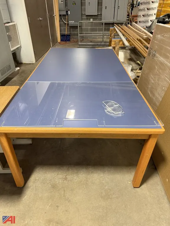 (1) Large Rectangle and (2) Small Round Tables