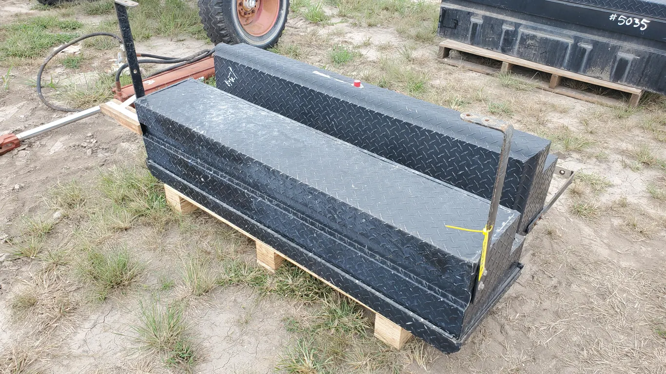 (2) Weather Guard Side-Mount Tool Boxes - Black