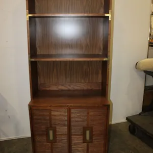 Campaign Bookcase Cabinet