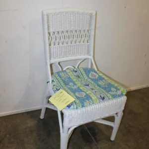White Wicker Chair