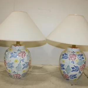 Floral Ceramic Table Lamps
