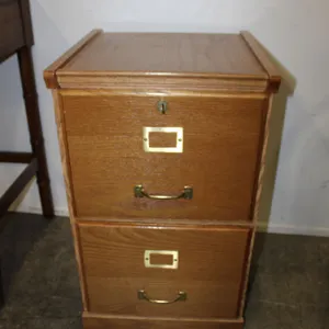 Wood Filing Cabinet