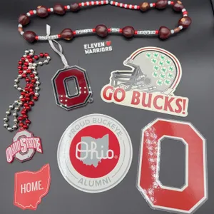 OSU Lot - Buckeye Necklaces, Sticker's