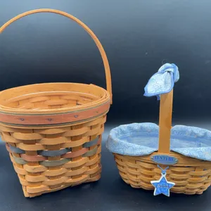 2 Longaberger Baskets - 2000 Celebration Cheers Basket