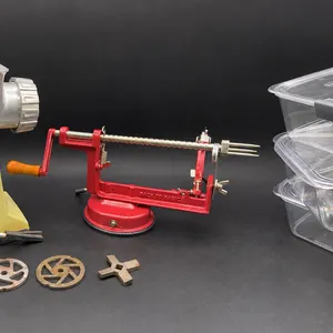 Rival Meat Grinder & Back to Basics Apple Corer/Peeler & 3 Rubbermaid Storage Containers 2.3L