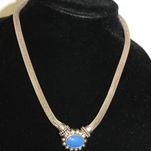 J. Esposito Chacedony & Sterling Silver Pendant Necklace