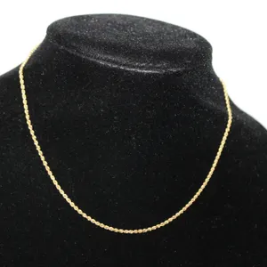 14K Gold Twist Chain Necklace