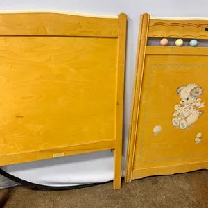 1950's Blonde Wood Crib by Sears
