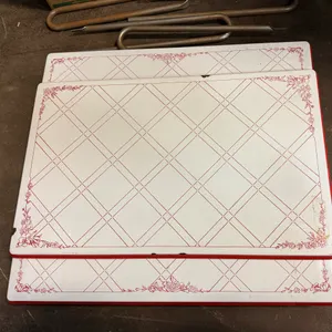 Charming Red & White Kitchen Table 1940's