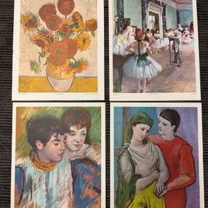 Four Prints of Classic Art Works