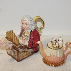 Fitz & Floyd and Royal Albert Porcelain Teapots