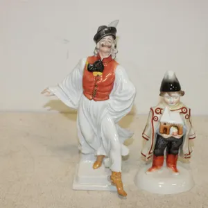 Hungarian Herend Porcelain Character Figurines