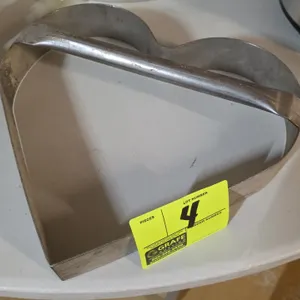 Stainless steel heart dough cutter 14"×14"×2¼"