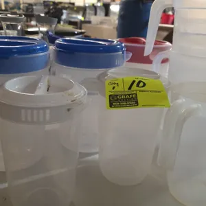 Quantity of assorted Plastic pitchers