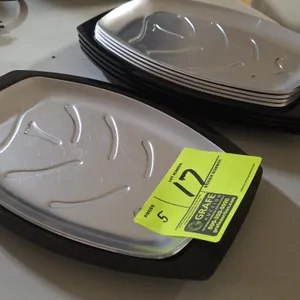 Nordic ware sizzler server steak platters (5) 10.5"
