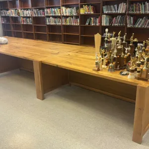 Wooden Table *Contents on and Around not Included*