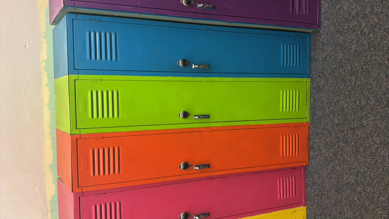 (3) Metal Lockers 66”H x 36”W x 16”D