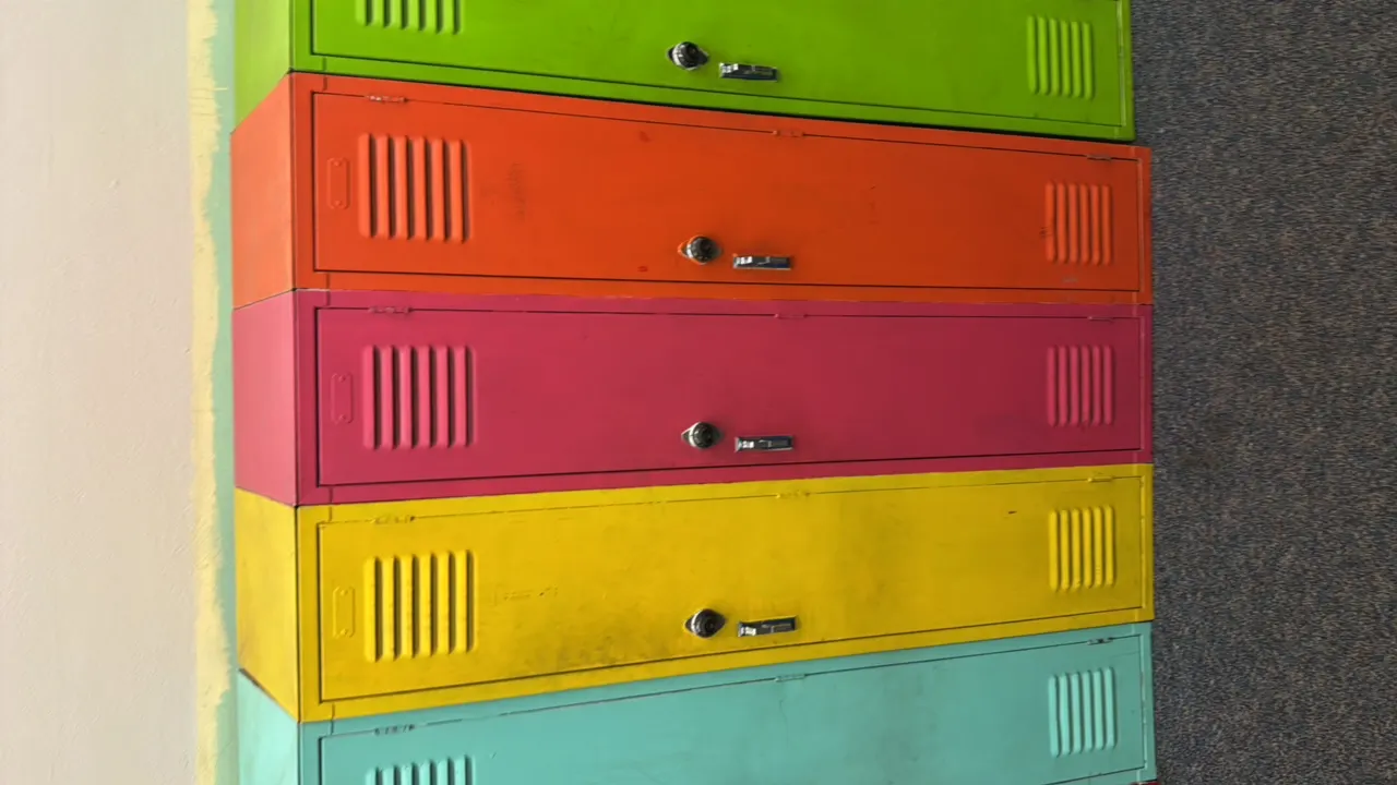 (3) Metal Lockers 66”H x 36”W x 16”D