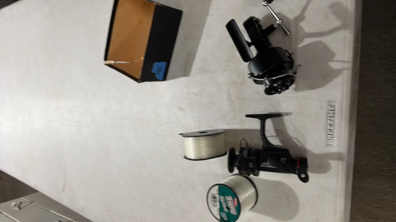 Reels and fishing line