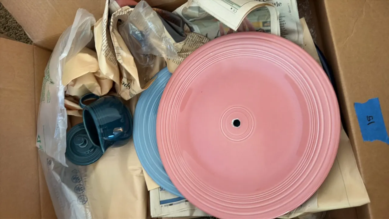 Fiesta plates/cups