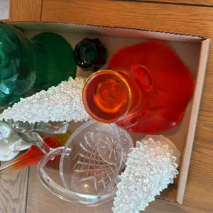 Miscellaneous glass and decor