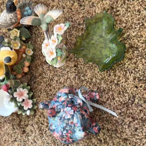 Ceramic bird decor etc