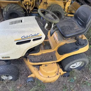 Cub Cadet LT1050 mower. Tires are flat and