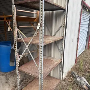 Metal shelving