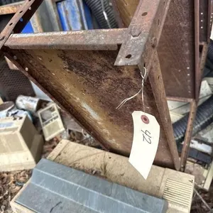 Scrap metal and computer parts.