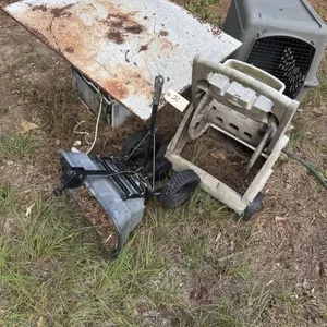 To wall mounted a/c units, dog kennel,