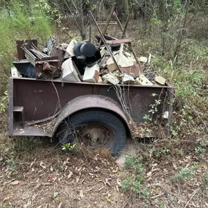 Shop built trailer used on the property. Does not